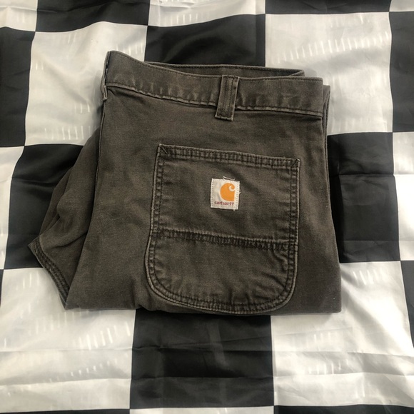 Carhartt 5 pocket pants Grey 38 x 30 - Picture 3 of 8